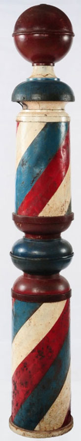 Antique Barber Pole